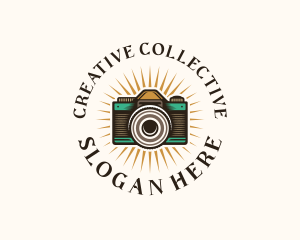 Creative Camera Lens logo design