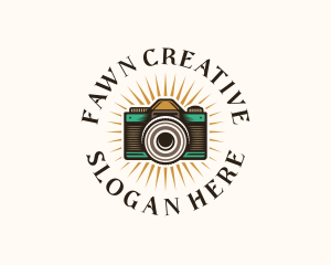 Creative Camera Lens logo design
