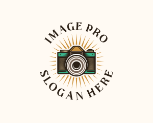 Creative Camera Lens logo design