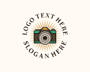 Creative Camera Lens Logo