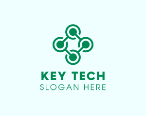 Business Tech Link Circuit logo design