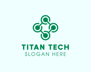 Business Tech Link Circuit logo design