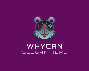 Arcade - Joystick Bear Gaming logo design