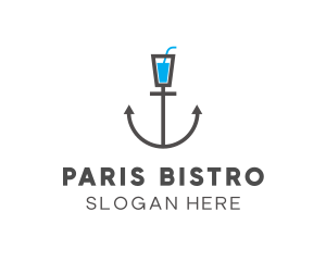 Marine Anchor Drink logo design