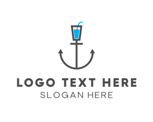 Marine Anchor Drink Logo