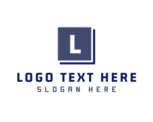 Writer - Generic Square Company logo design