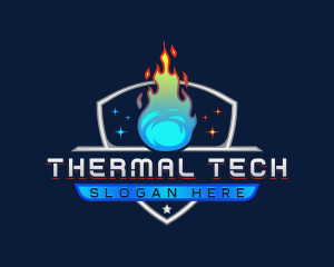 Thermal Fire Ice logo design