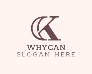 Elegant Letter CK Monogram Logo