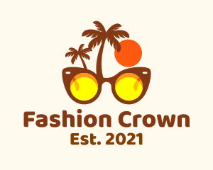 Summer Fashion Sunglass logo design