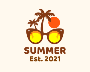 Summer Fashion Sunglass logo design