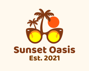 Summer Fashion Sunglass logo design