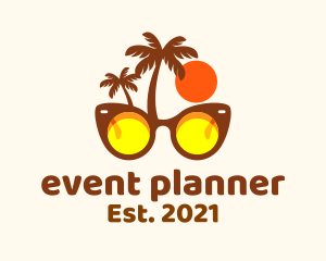 Island - Summer Fashion Sunglass logo design