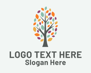Colorful Eco Tree Logo