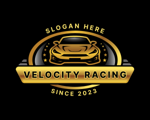 Car Racing Automotive logo design