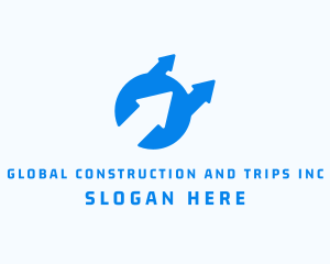 Global Logistics Arrow Logo