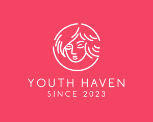 Teen - Pretty Teen Salon logo design
