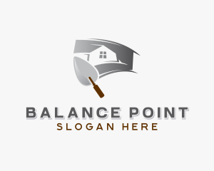 Plastering Home Improvement  logo design