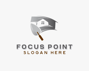 Plastering Home Improvement  logo design