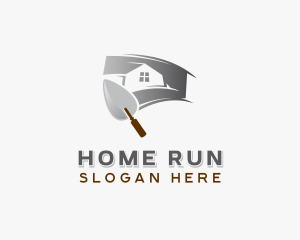 Plastering Home Improvement  logo design