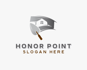 Plastering Home Improvement  logo design