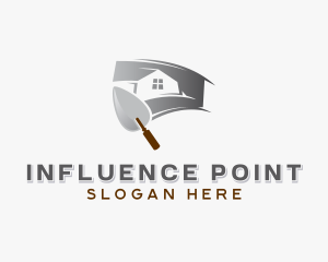 Plastering Home Improvement  logo design