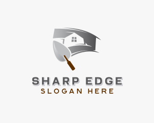 Plastering Home Improvement  logo design