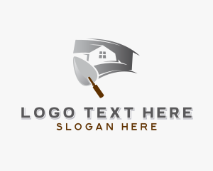 Home - Plastering Home Improvement logo design