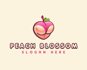 Lingerie Peach Butt logo design