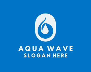 Water - Simple Water Droplet logo design