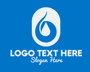 Water Treatment - Simple Water Droplet logo design