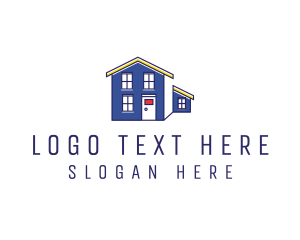 Duplex - Residential House Property logo design