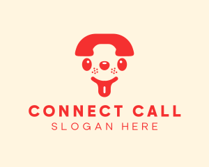 Telephone Head Cartoon logo design