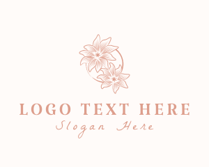 Gardening - Beauty Flower Spa logo design