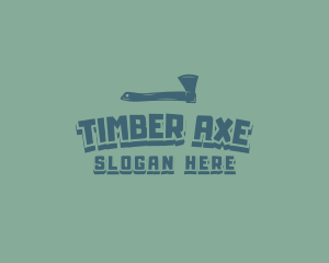 Axe Woodwork Wordmark logo design