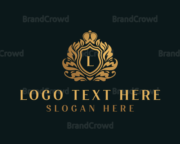 Elegant Crown Royalty Logo