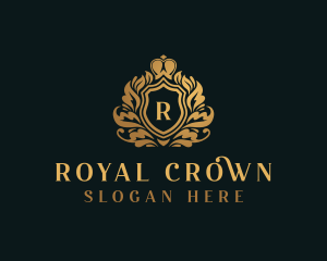 Elegant Crown Royalty logo design