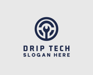 Maintenance Mechanic Repair Wrench logo design