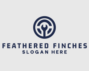 Maintenance Mechanic Repair Wrench logo design