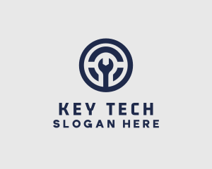 Maintenance Mechanic Repair Wrench logo design