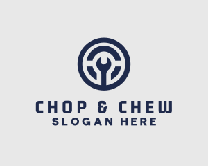 Maintenance Mechanic Repair Wrench logo design