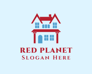 Red Roof House logo design