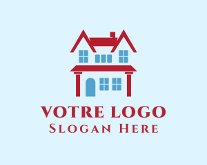 Red Roof House logo design