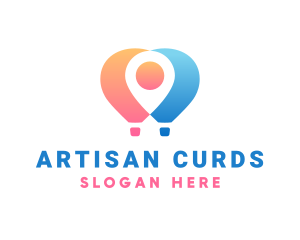 Location Air Balloon logo design