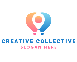 Location Air Balloon logo design