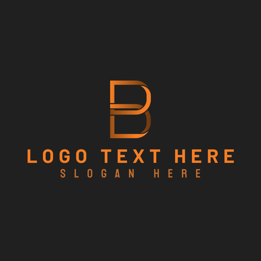 Modern Corporate Business Letter B Logo 