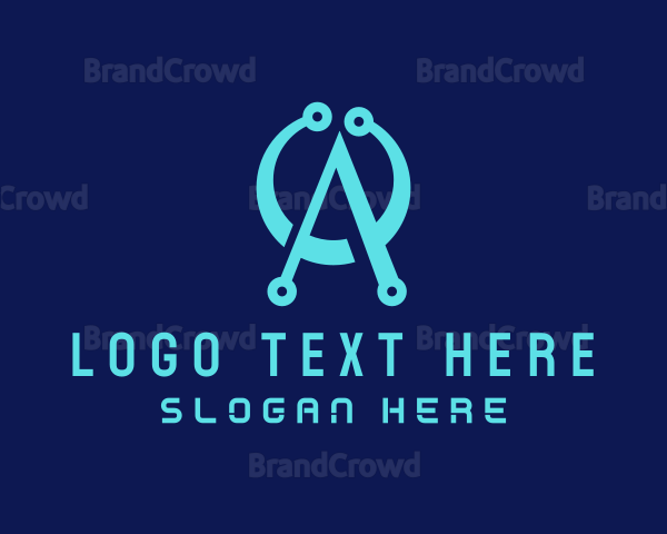 Technology Letter A Logo