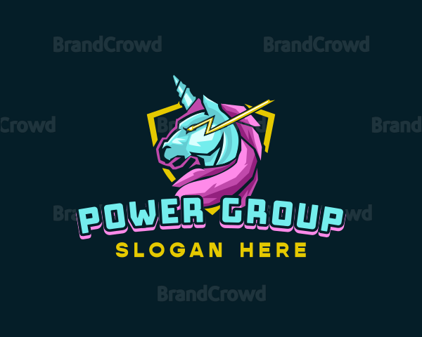 Unicorn Horse Gaming Logo