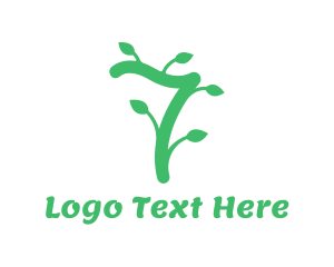 Twig - Vine Number 7 logo design
