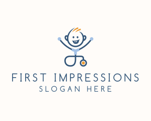 Happy Kid Pediatric  logo design