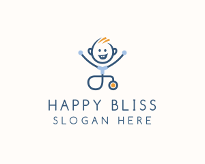 Happy Kid Pediatric  logo design